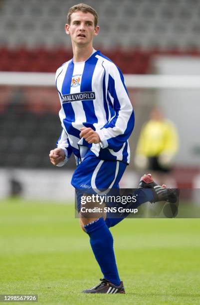 V KILMARNOCK .NEW BROOMFIELD - AIRDRIE .Craig Bryson in action for Kilmarnock.