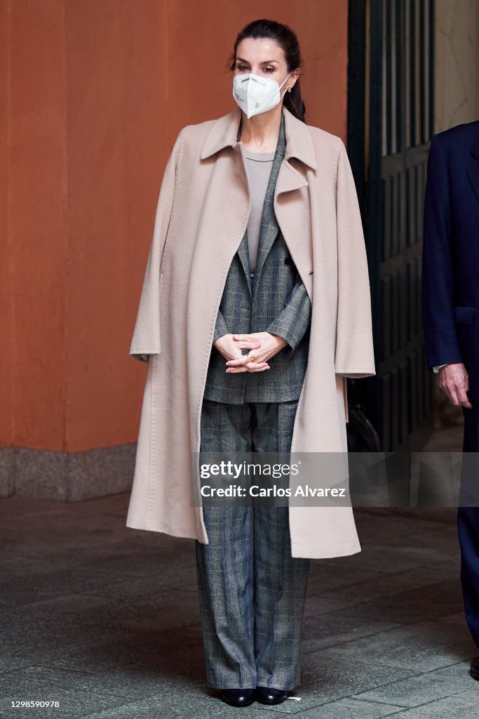 Queen Letizia Arrives At The Royal Academy of Engineering