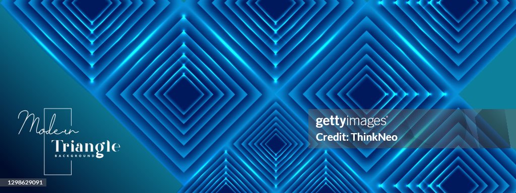 Frame Layout Design Technology Template Metallic Blue And Shine Lighting Frame Layout Design ...
