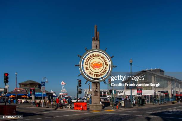 fisherman's wharf - fishermans wharf stock pictures, royalty-free photos & images