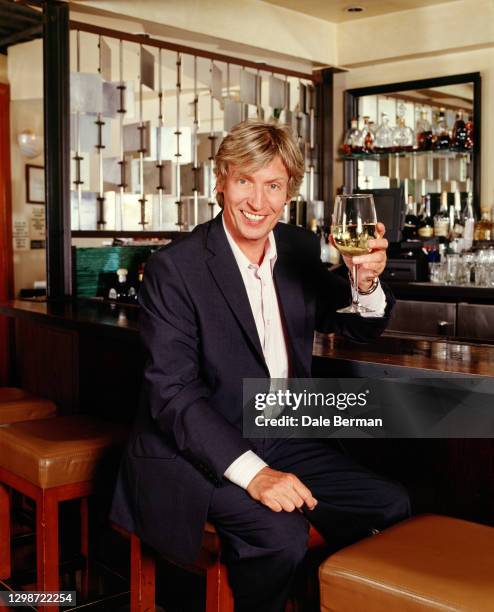 Producer/Judge Nigel Lythgoe poses for a portrait at a West Hollywood, California restaurant on .