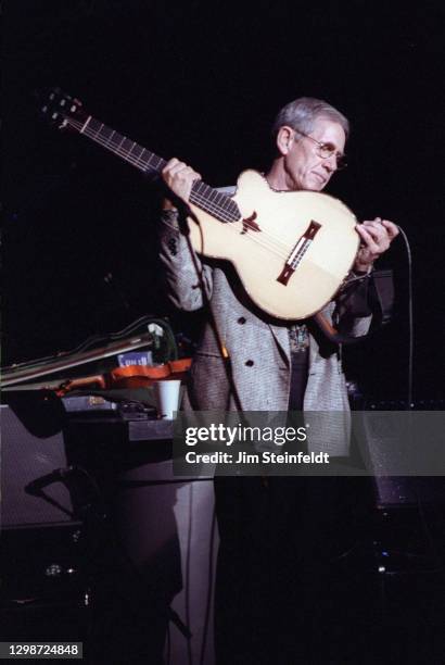 Chet Atkins performs at the Guthrie Theatre in Minneapolis, Minnesota on October 18, 1993.