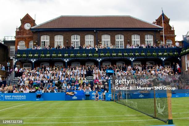 Andy MURRAY v James BLAKE .QUEENS CLUB - LONDON.Tennis net