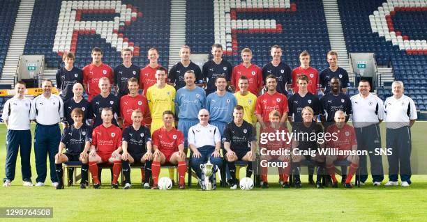 Team picture.Back row from left : Kevin Brown , Tom Graham, Jordan McKecknie, James Drummond, Mark Campbell, Craig Wedderburn, Iain Williamson,...