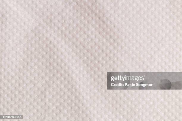 close up white tissue paper texture background. - napkin stock pictures, royalty-free photos & images
