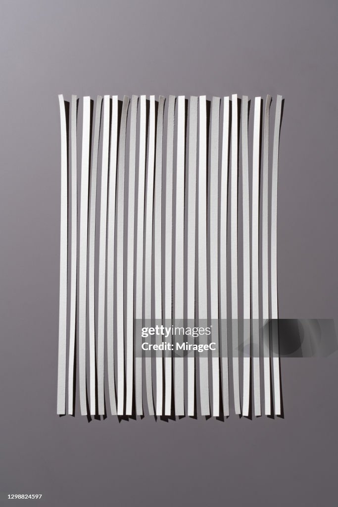 Neatly Spliced Shredded Paper