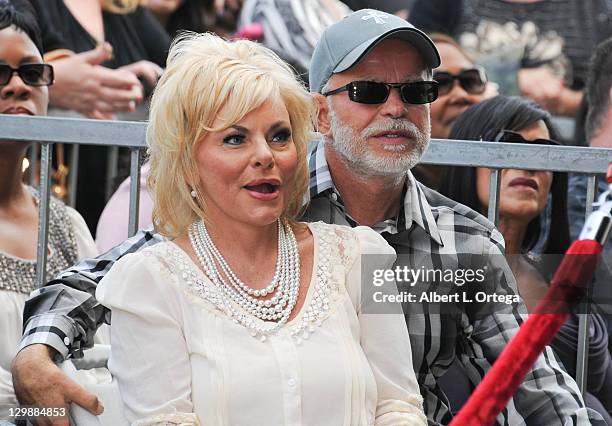 Televangelist Jim Bakker and wife Lori Bakker attend the ceremony honoring BeBe Winans and CeCe Winans with a star on the Hollywood Walk of Fame on...
