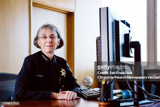 Oakland Police Chief Anne Kirkpatrick poses for a portrait in her office at OPD headquarters in Oakland, Calif, on Friday, March 15, 2019.