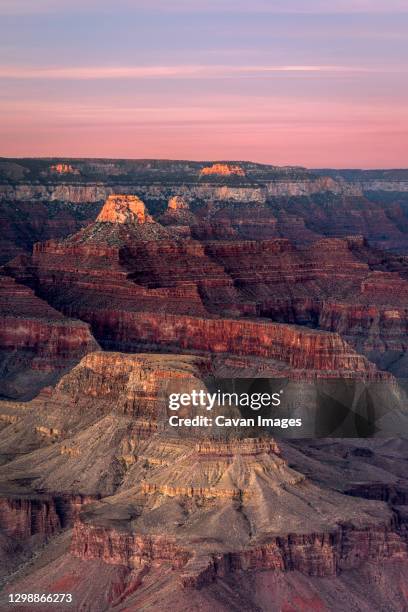 scenic view of grand canyon at sunset, hopi point, grand canyon national park, arizona, usa - grand canyon village stock pictures, royalty-free photos & images