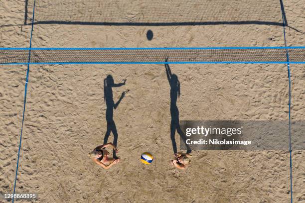 vôlei de praia - beach volley - fotografias e filmes do acervo