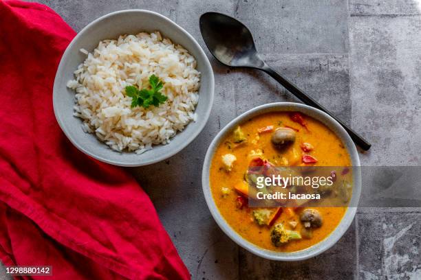 vegetarian pumpkin curry - curry bildbanksfoton och bilder