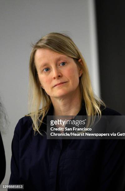 Elaine Wherry co-owner of Dandelion Chocolate during press conference at the offices of Stitch Fix in San Francisco, Calif., on Monday Jan. 29, 2018....