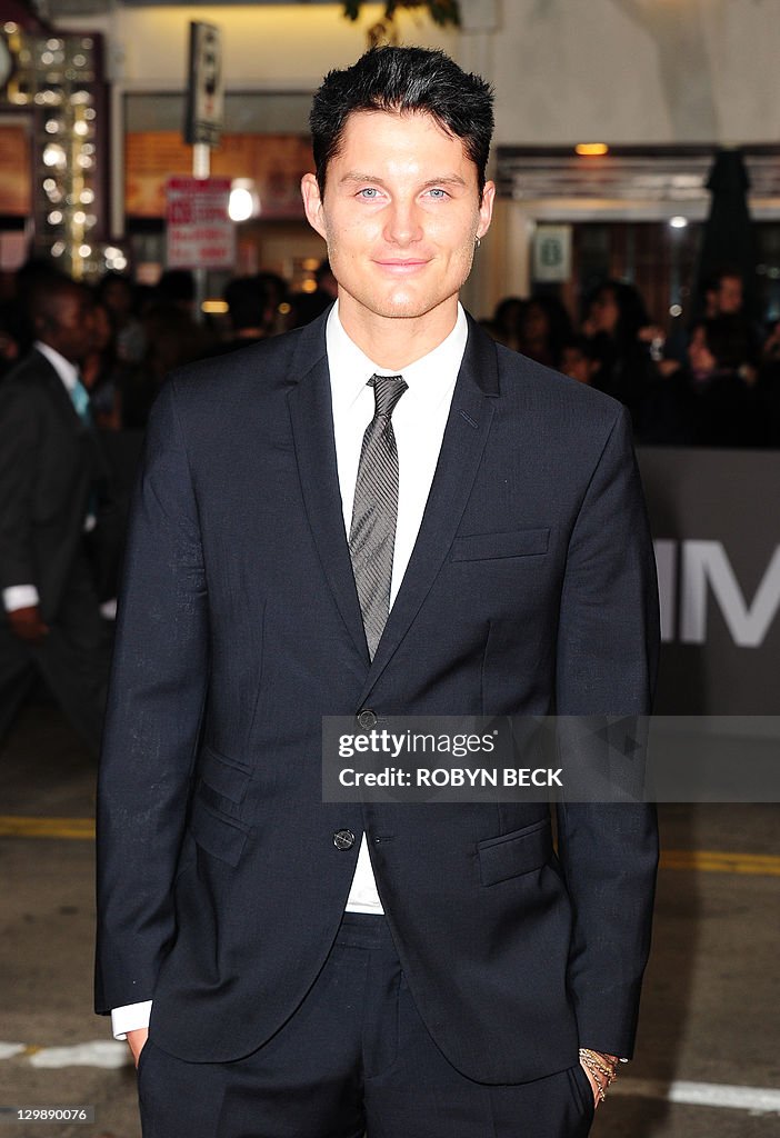 Toby Cast Cast member Toby Hemingway arrives for the Los Angeles premiere of ...