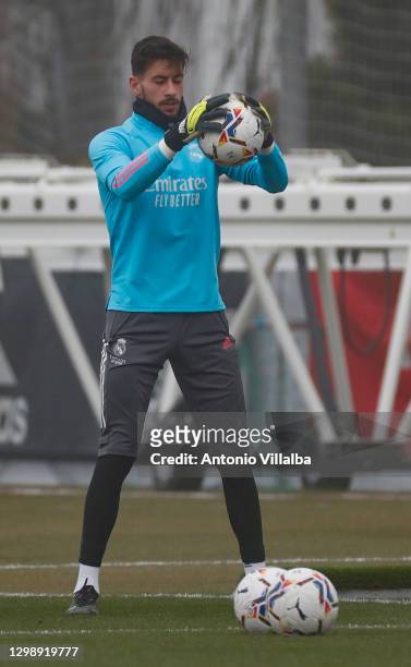 Diego Altube at Valdebebas training ground on January 27, 2021 in Madrid, Spain.