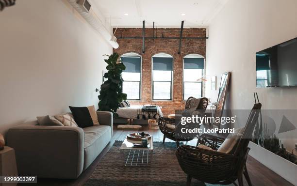 Illustration of Luxury High Rise Apartments W Studio