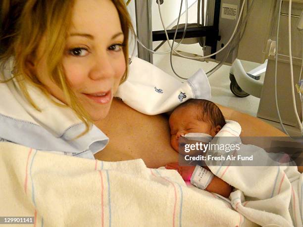 Mariah Carey and Monroe Cannon taken during the past six months as part of Mariah Carey and Nick Cannon's personal photo collection.