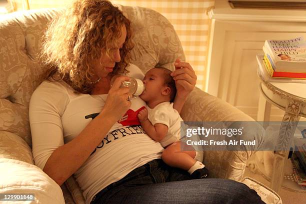 Mariah Carey and Monroe Cannon taken during the past six months as part of Mariah Carey and Nick Cannon's personal photo collection.