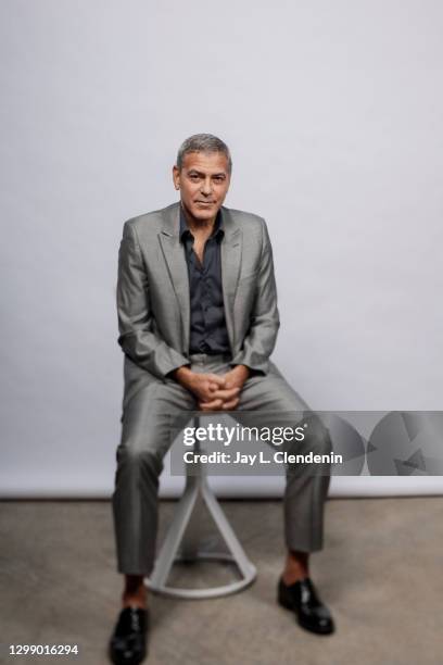 Actor/director George Clooney is photographed for Los Angeles Times on November 4, 2020 in Studio City, California. PUBLISHED IMAGE. CREDIT MUST...