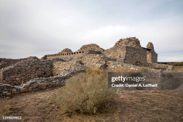 gran quivira at salinas pueblo missions national monument - pueblo built structure stock pictures, royalty-free photos & images