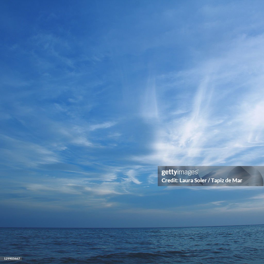 Sea and blue sky