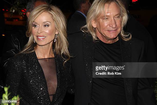 Joe Walsh and wife Marjorie Bach attend Paul McCartney's & Nancy Shevell's party at The Bowery Hotel on October 21, 2011 in New York City.