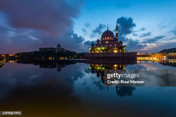 sunrise at putrajaya - east malaysia stock pictures, royalty-free photos & images