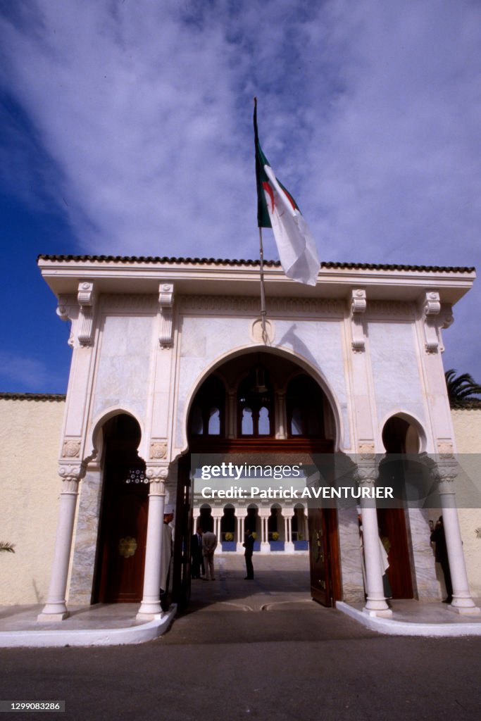 Le palais d'El Mouradia en 1987