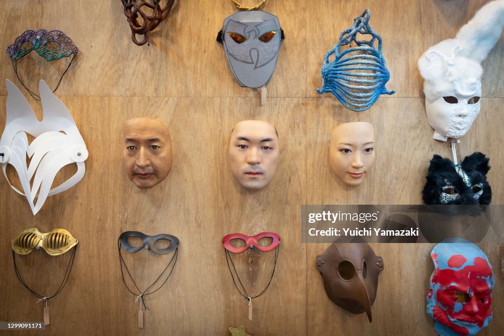 Real Mask Hyper-realistic face masks are photographed on January 28, 2021 in ...