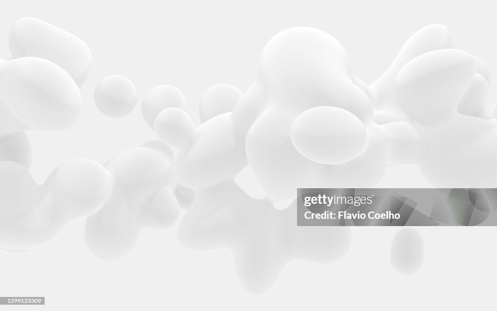 Subtle white on white background depicting fluidity, ease and flow