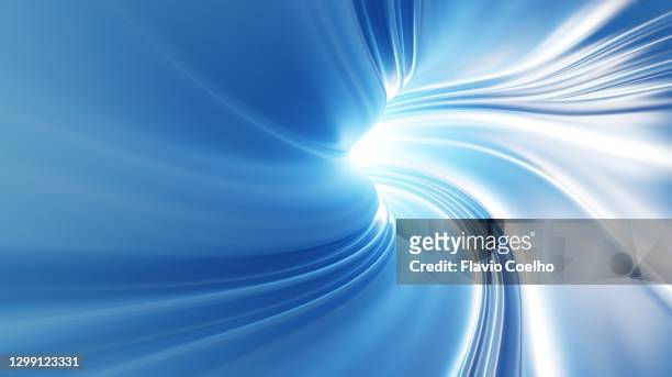 light at the end of the tunnel conceptual image - hollow stock pictures, royalty-free photos & images