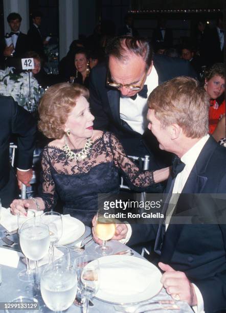 Brooke Astor and Rupert Murdoch attend "The Ten Treasures" Opening Night Exhibition Gala to Benefit the New York Public Library at the New York...