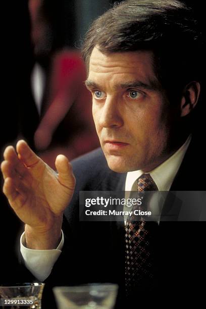 Canadian actor Henry Czerny as IMF Director Eugene Kittridge in a scene from the film 'Mission: Impossible', 1996.