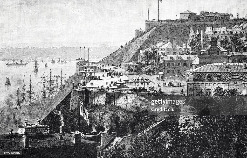 Quebec, canada, Dufferin terrace