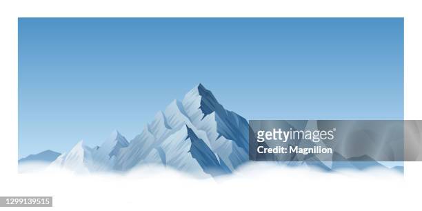 gebirge - european alps stock-grafiken, -clipart, -cartoons und -symbole