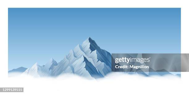 山脈 - 空気感点のイラスト素材／クリップアート素材／マンガ素材／アイコン素材