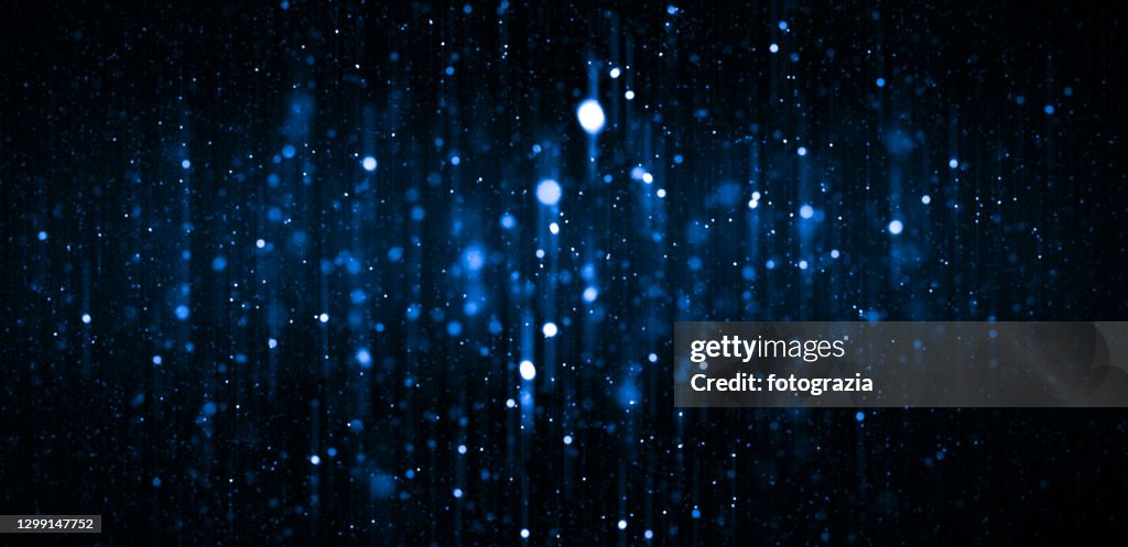Defocused Moving Lights Background