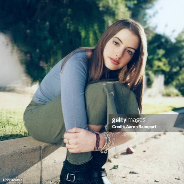Actress Anne Hathaway poses for a portrait in Los Angeles, California.