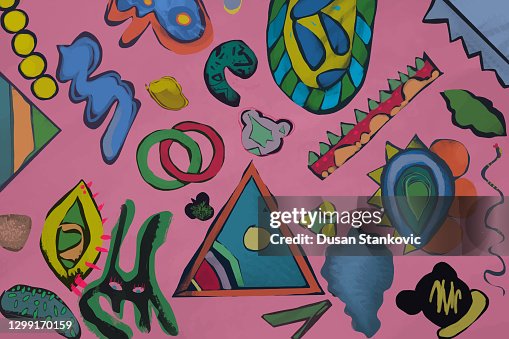 Abstract Child Abstract Children Drawing High-Res Vector Graphic - Getty Images
