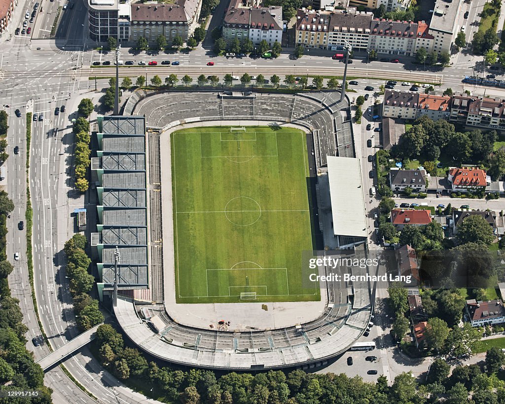 Soccer Arena, aerial view