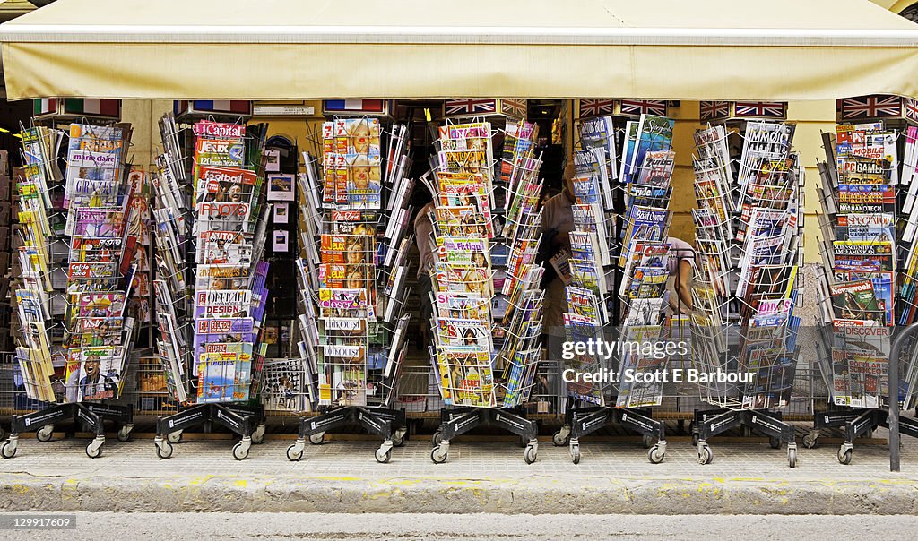 Magazine stands