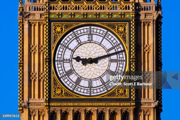 big ben. clock face - big ben clock face stock pictures, royalty-free photos & images