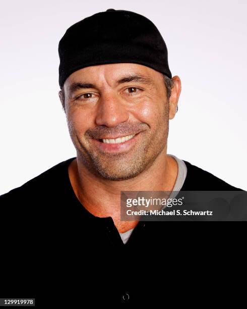 Comedian Joe Rogan poses during his appearance at The Ice House Comedy Club on October 21, 2011 in Pasadena, California.