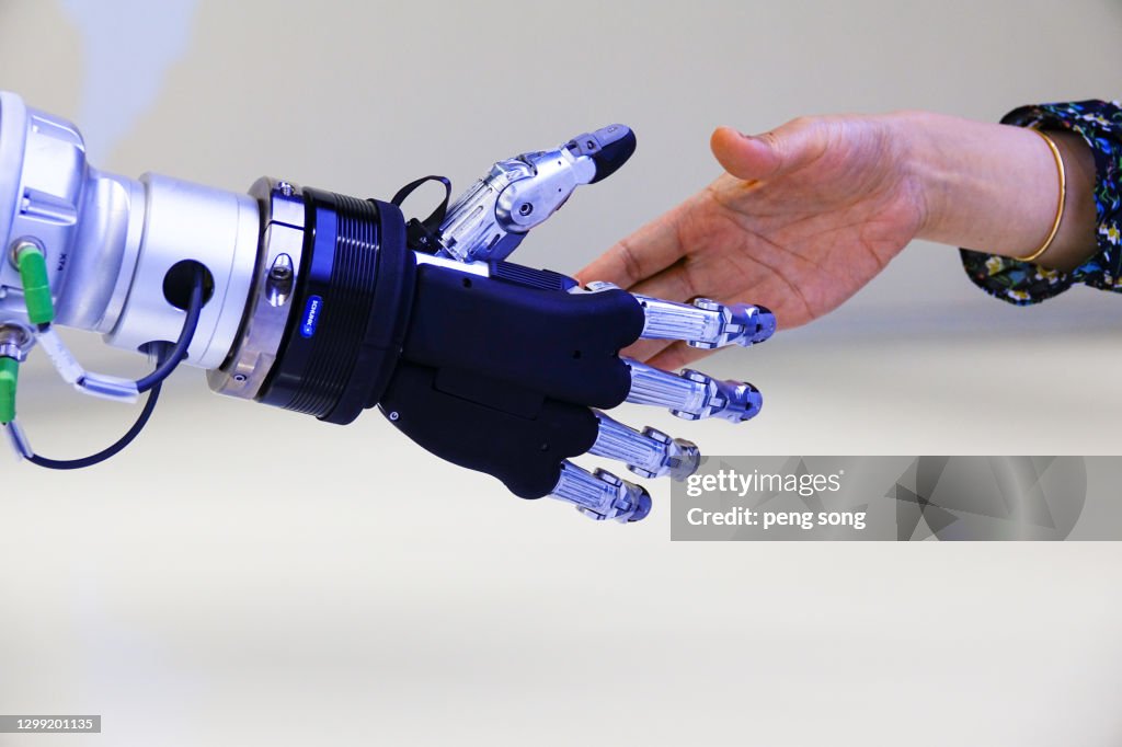 Human Provided Computer Intelligence Is Human Computer Interactive Artificial Intelligence High-Res Stock Photo ...