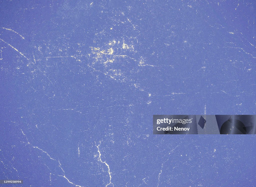 Close-Up Of Light Blue Cardboard Paper Texture