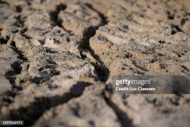 Beach sand / Detail view / during the 72nd UCI Cyclo-Cross World Championships Oostende 2021, Training / @UCI_CX / #CXWorldCup / #Ostend2021 / CX /...