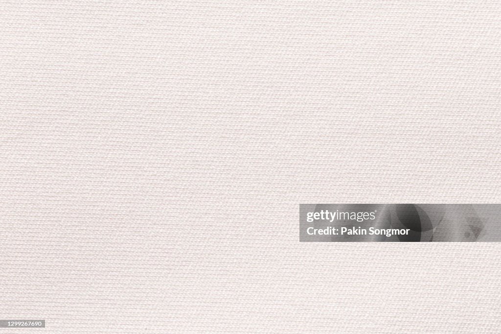 White fabric cloth polyester texture, textile background.