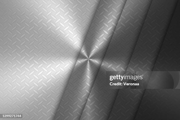 brushed and engraved abstract silver shade metallic background. - brushed steel background stock illustrations