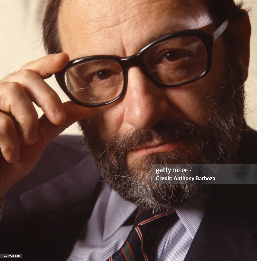 Portrait Of Italian Author And Literary Critic Umberto Eco New York portrait-of-italian-author-and-literary-critic-umberto-eco-new-york