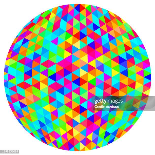 seamless abstract multi-color futuristic pattern - kaleidoscope pattern stock illustrations