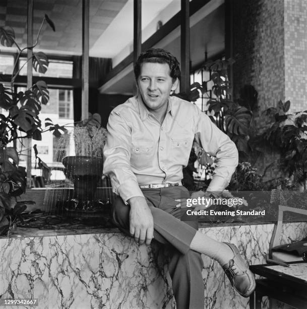 American singer and pianist Jerry Lee Lewis, UK, October 1966.